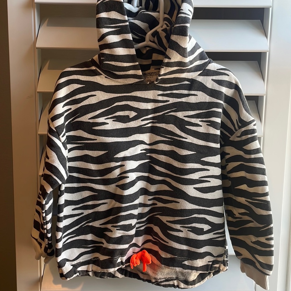 Zara zebra striped pullover 5